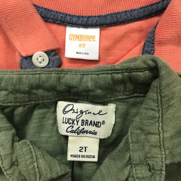 Rorie Whelan, Lucky Brand, Gymboree, Disney Pixar‎ Cars Bundle Polos T-Shirts 2T - Picture 10 of 11